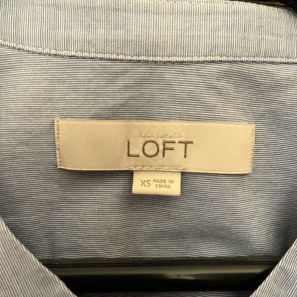 Loft Ruffle Button Up - Picture 3 of 3